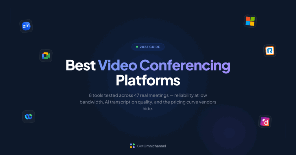 8 Best Video Conferencing Platforms 2026 (Bandwidth Tested)