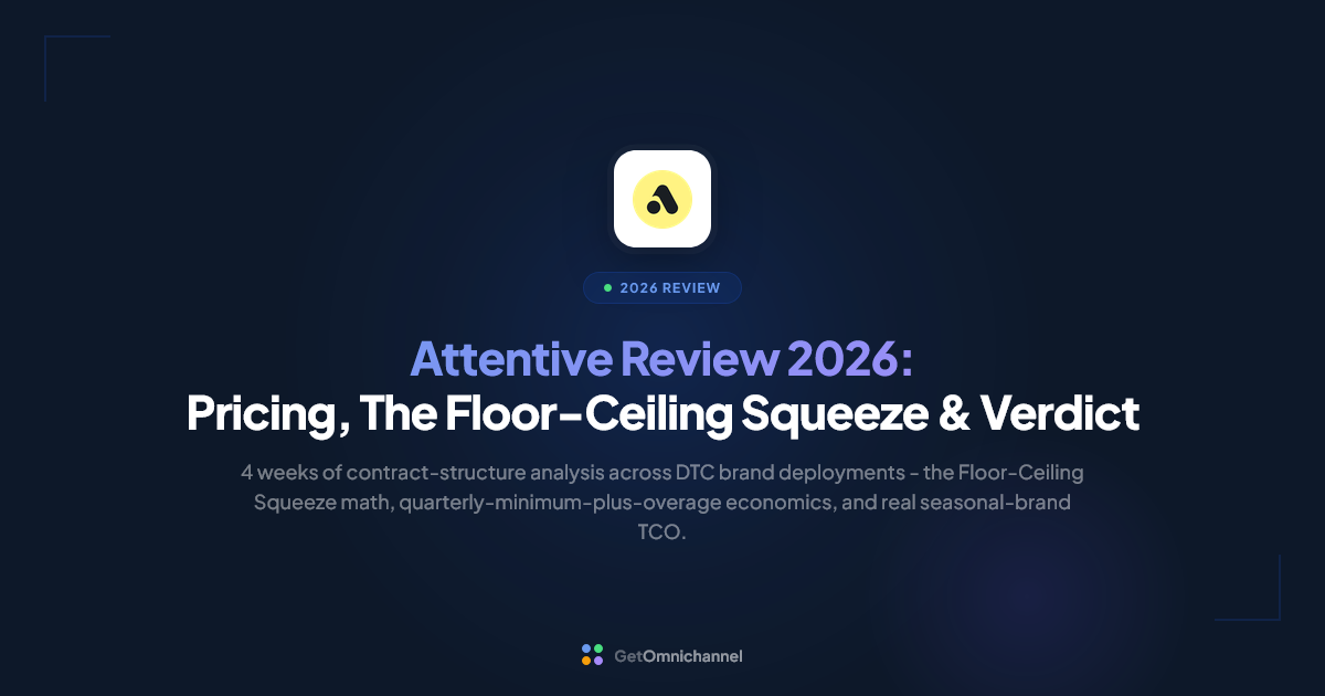 Attentive Review 2026: Pricing, The Floor-Ceiling Squeeze & Verdict