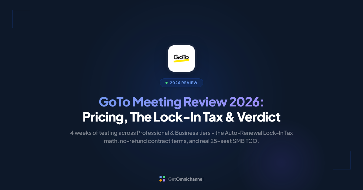 GoTo Meeting Review 2026: Pricing, The Lock-In Tax & Verdict