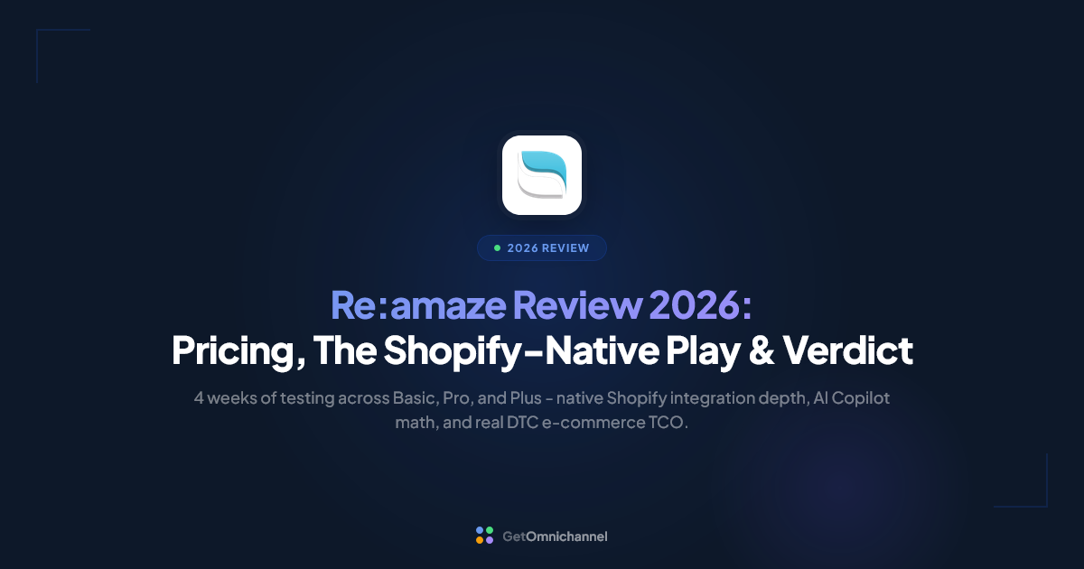 Re:amaze Review 2026: Pricing, The Shopify-Native Play & Verdict