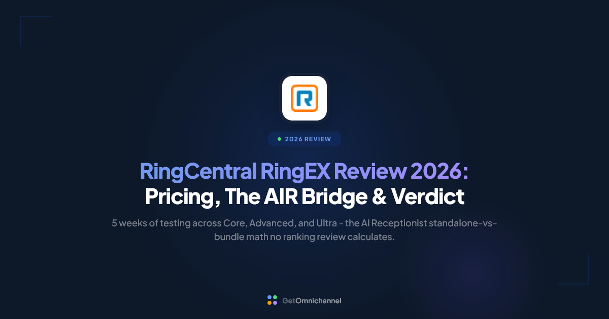 RingCentral RingEX Review 2026: Pricing, The AIR Bridge & Verdict