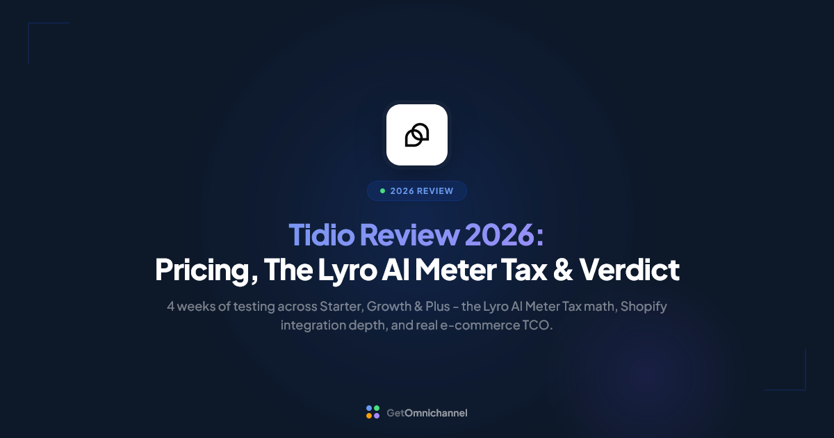 Tidio Review 2026: The Lyro AI Meter Tax When Conversation Volume Scales