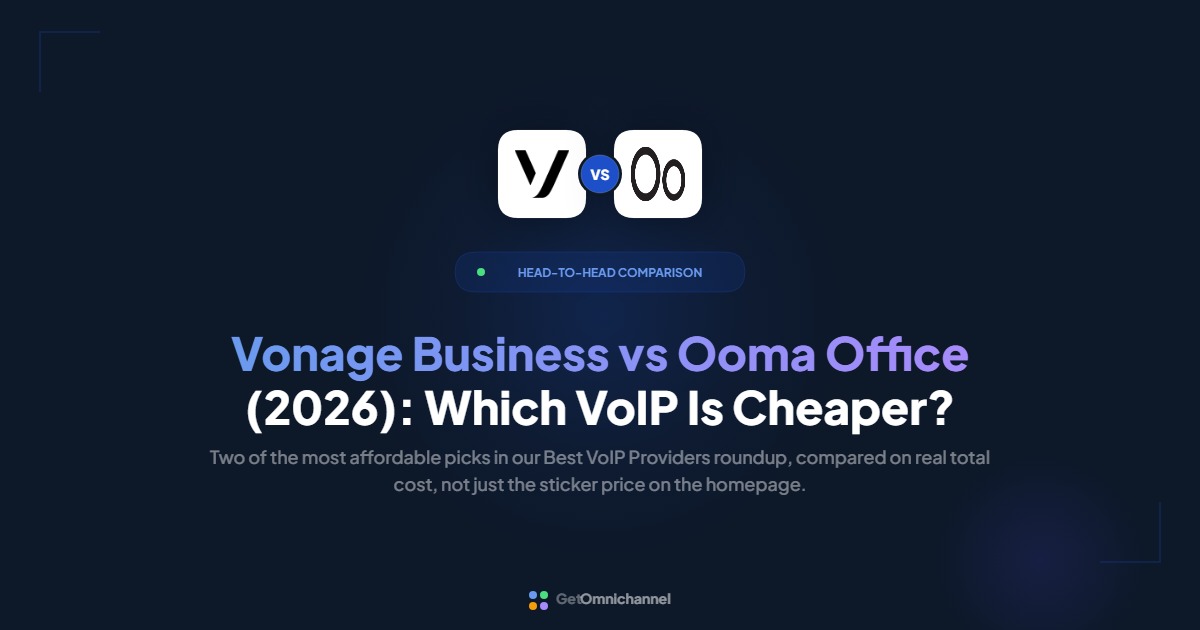 Vonage Business vs Ooma Office (2026): Which VoIP Is Cheaper?