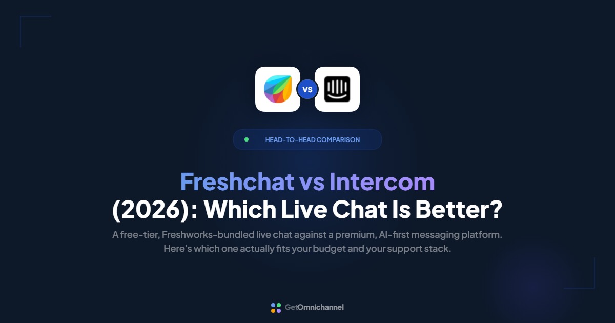 Freshchat vs Intercom (2026): Which Live Chat Is Better?