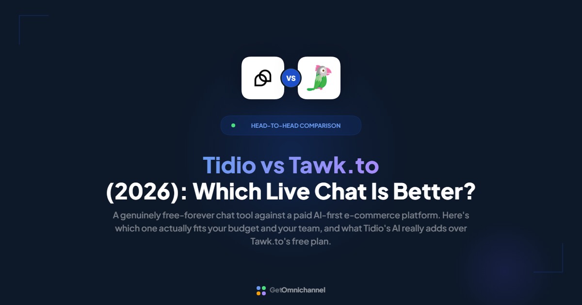 Tidio vs Tawk.to (2026): Which Live Chat Is Better?